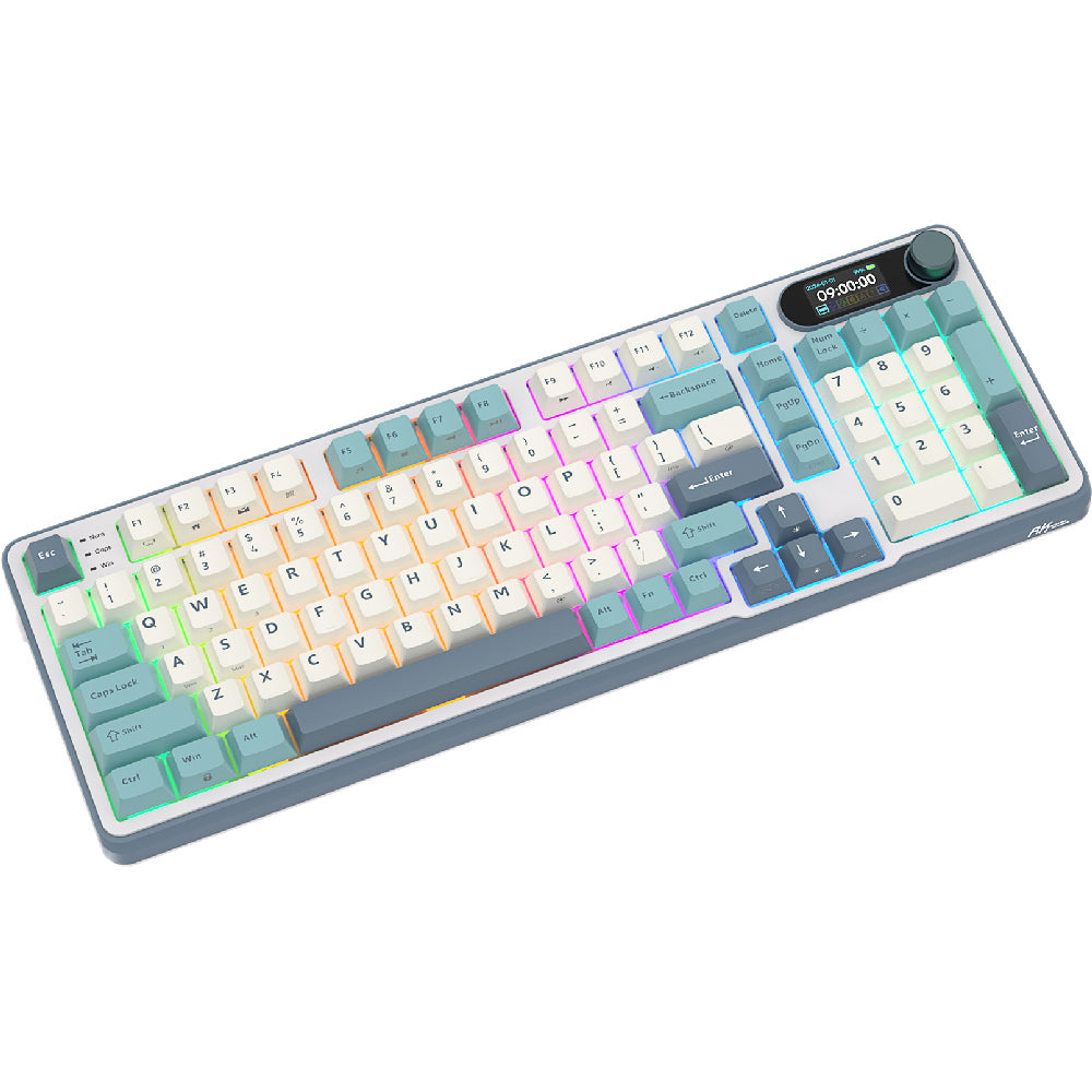 Teclado mecánico RK Royal Kludge S98 Sky Blue