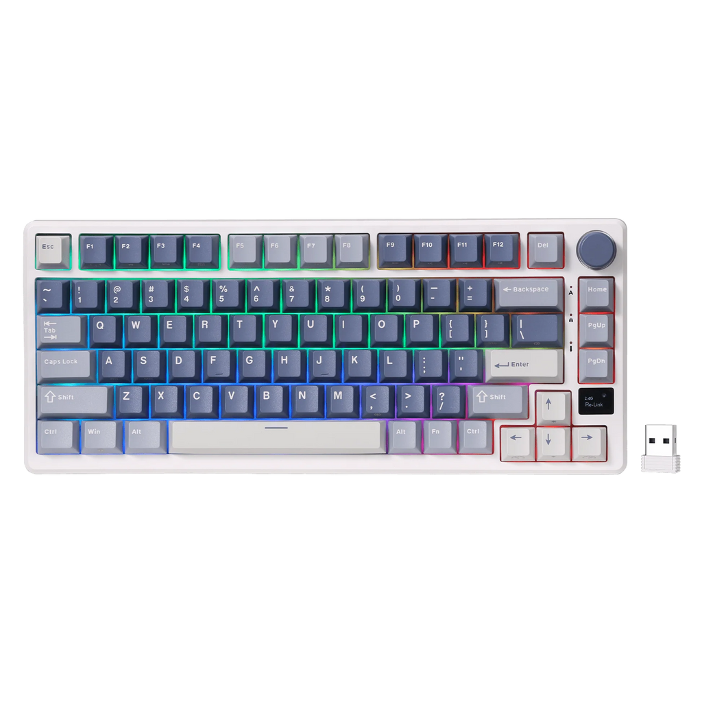 ROYAL KLUDGE  M75 con pantalla inteligente OLED