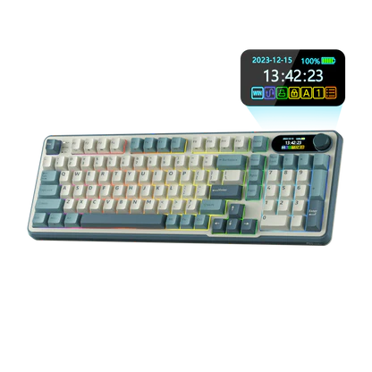 Teclado mecánico RK Royal Kludge S98 Sky Blue