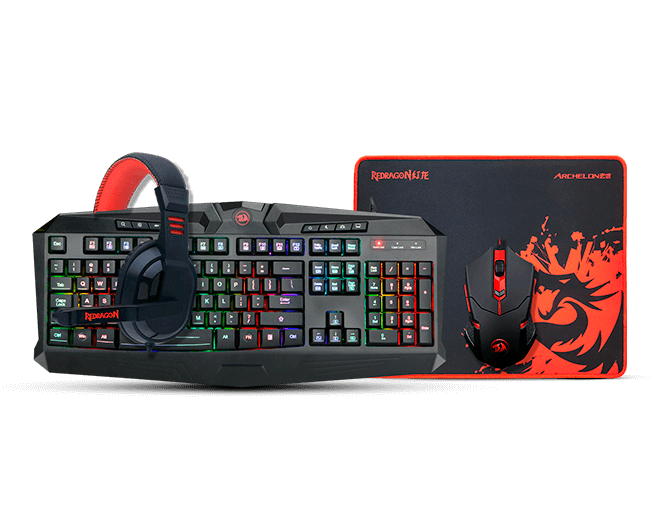 Redragon Combo S101 BA - Combo Gamer 4 en 1