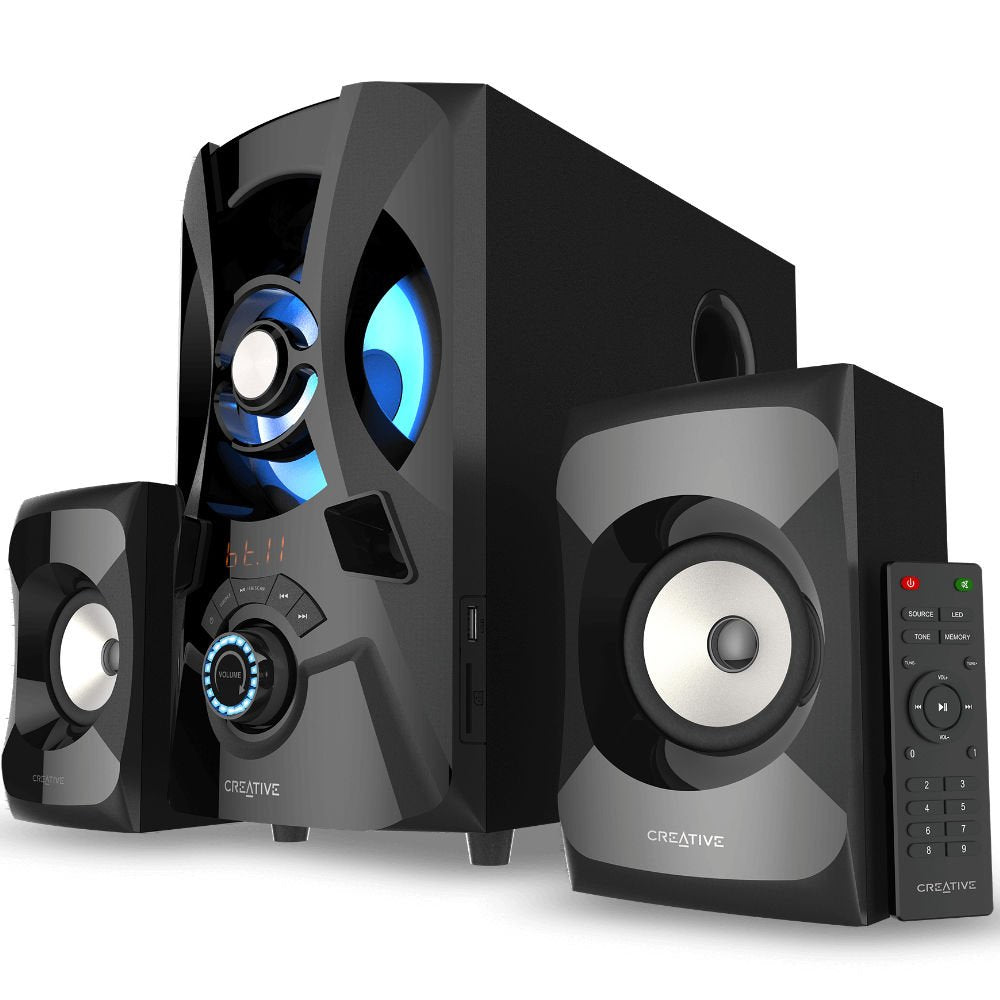 Creative SBS E2900 – Potentes altavoces 2.1 Bluetooth® con subwoofer para TV y ordenadores